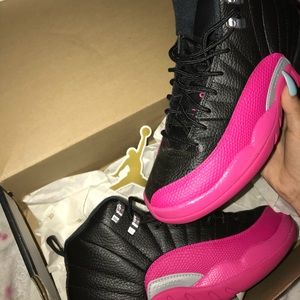 air jordan retro 12 gs deadly pink